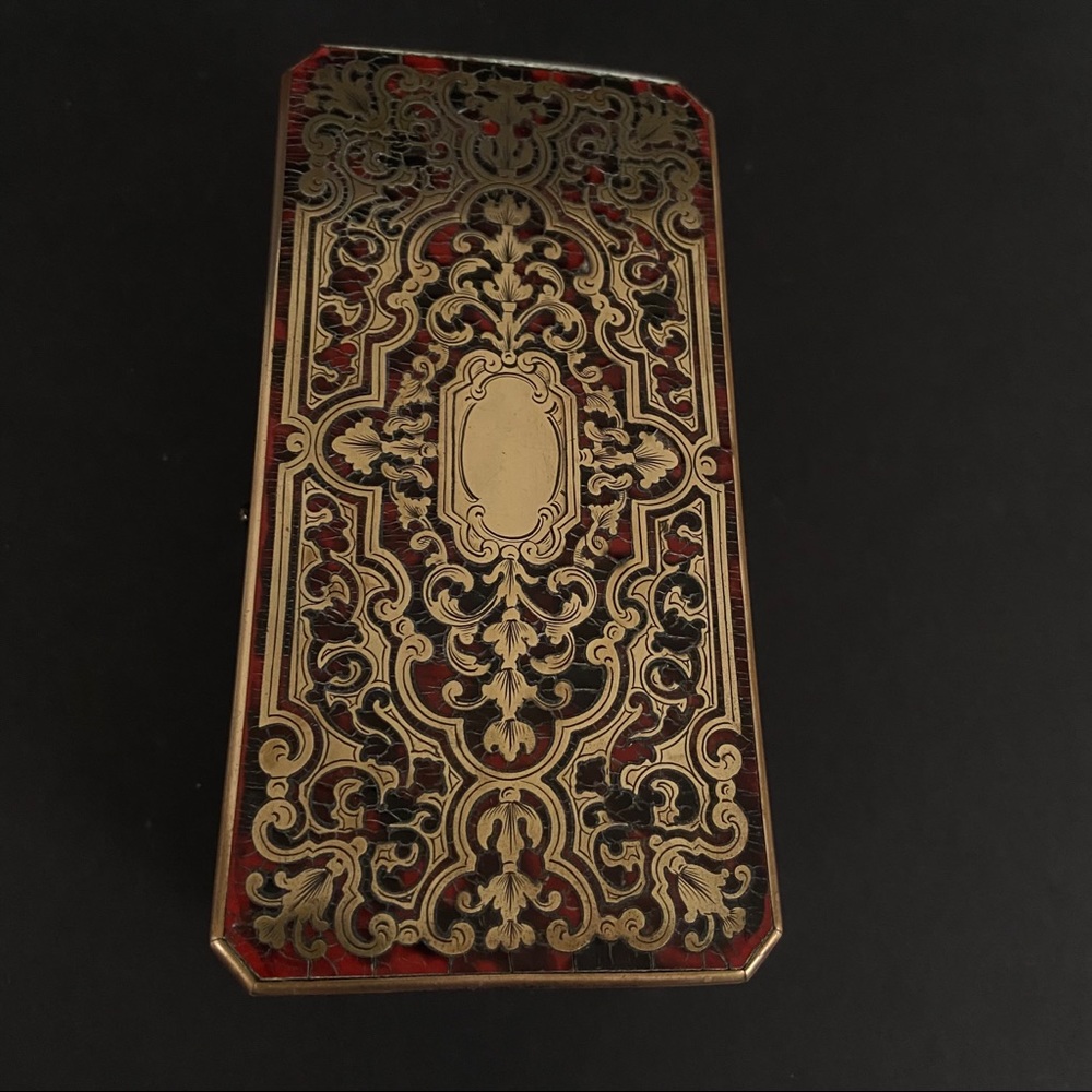 Napoleon III boule marquetry small hinged box - Picture 4 of 15